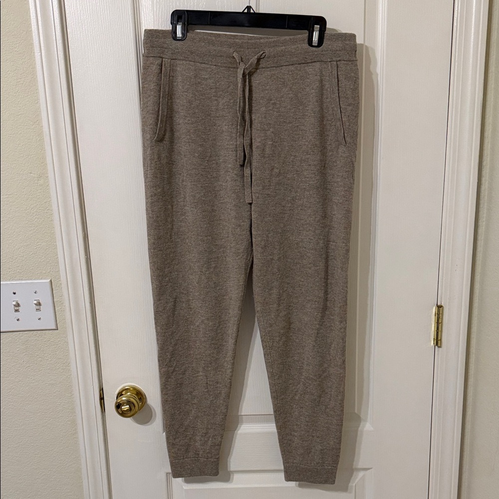 R Label by The Reset cashmere/wool blend jogger, grey, medium
